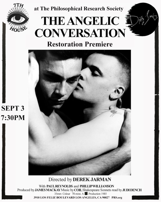 Derek Jarman's THE ANGELIC CONVERSATION - restoration premiere