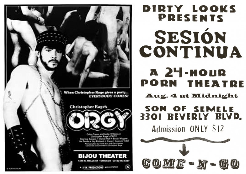 800px x 567px - Dirty Looks | SesiÃ³n Continua: a 24-hour porn theatre